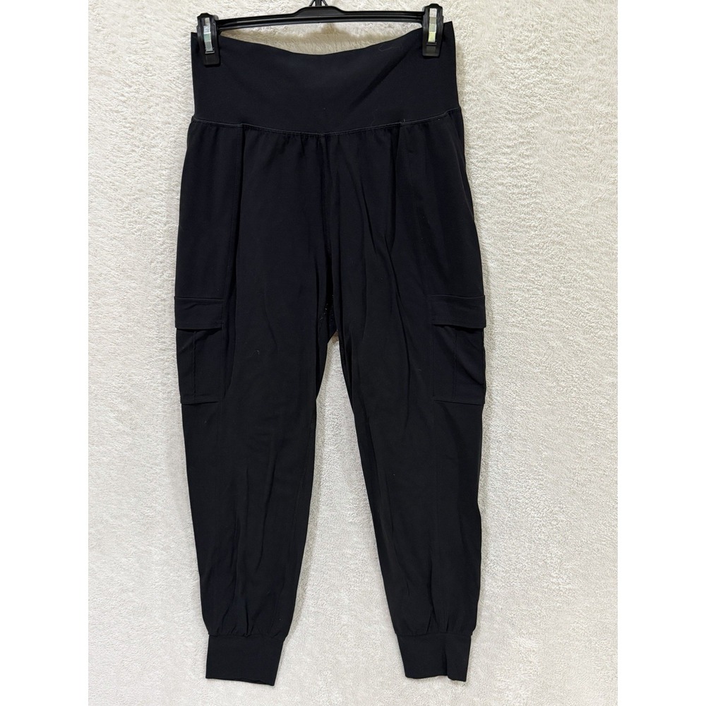 Athleta Salutation‎ Cargo Jogger Women's Small Black Yoga Gym Workout Training